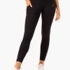 Action High Waisted Pocket Leggings - Black