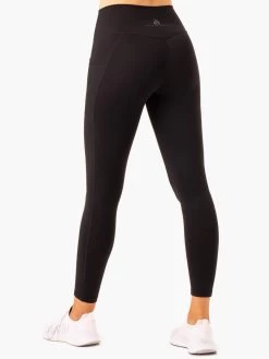Action High Waisted Pocket Leggings - Black -Ryderwear action high waisted pocket leggings black clothing ryderwear 911885 1080x