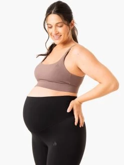 Active Bump Sports Bra - Chocolate -Ryderwear active bump sports bra chocolate clothing ryderwear 588605 1080x