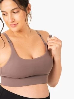 Active Bump Sports Bra - Chocolate -Ryderwear active bump sports bra chocolate clothing ryderwear 626439 1080x