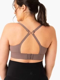 Active Bump Sports Bra - Chocolate -Ryderwear active bump sports bra chocolate clothing ryderwear 936815 1080x