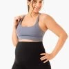 Active Bump Sports Bra - Steel Blue
