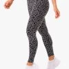 Adapt High Waisted Scrunch Leggings - Grey Leopard