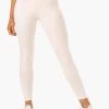 Adapt High Waisted Scrunch Leggings - Ivory