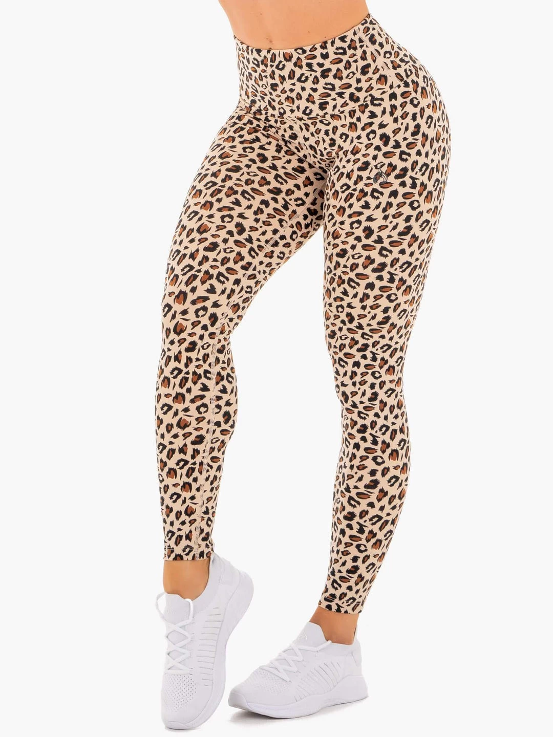 Adapt High Waisted Scrunch Leggings - Nude Leopard 1 Adapt High Waisted Scrunch Leggings - Nude Leopard