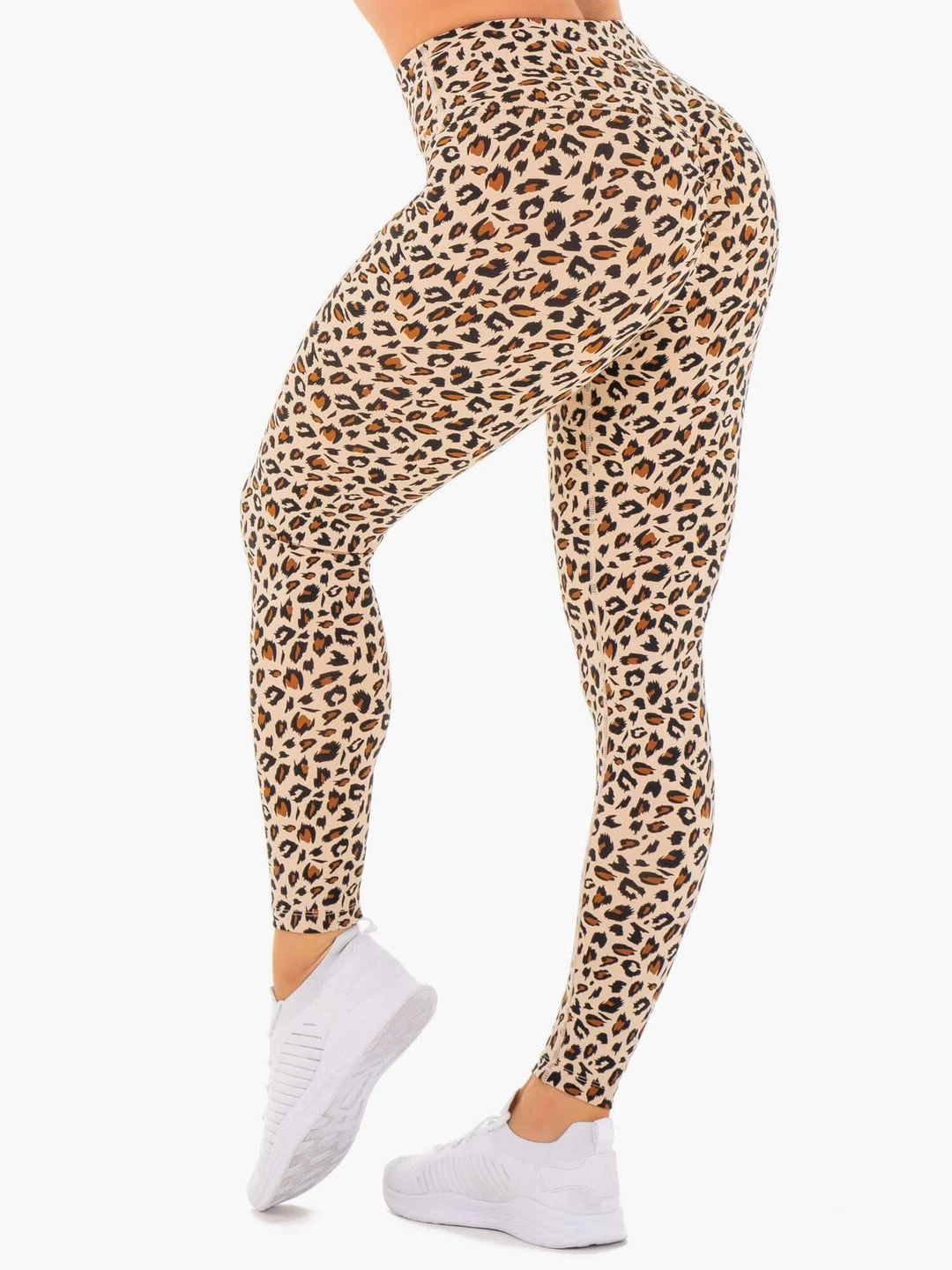 Adapt High Waisted Scrunch Leggings - Nude Leopard 2 Adapt High Waisted Scrunch Leggings - Nude Leopard - Image 2