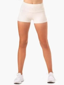 Adapt High Waisted Scrunch Shorts - Ivory