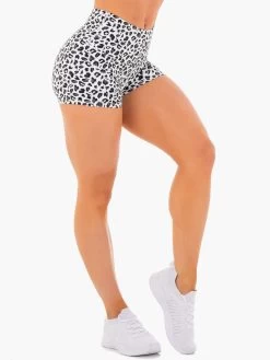 Adapt High Waisted Scrunch Shorts - Snow Leopard 7 Adapt High Waisted Scrunch Shorts - Snow Leopard -Ryderwear adapt high waisted scrunch shorts snow leopard clothing ryderwear 154577 1080x