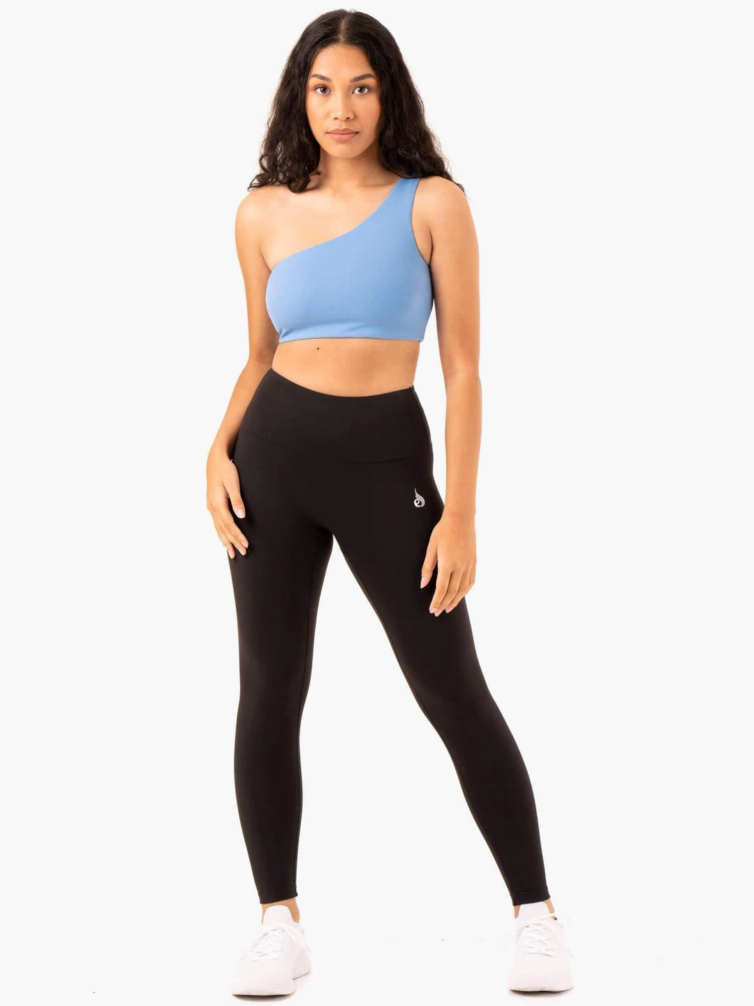 Adapt One Shoulder Sports Bra - Sky Blue 5 Adapt One Shoulder Sports Bra - Sky Blue - Image 5