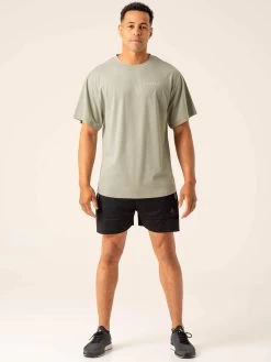 Advance Oversized T-Shirt - Sage -Ryderwear advance oversized t shirt sage clothing ryderwear 987196 1080x