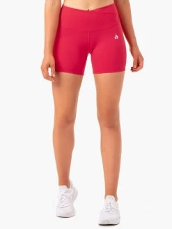 Amazon High Waisted Shorts - Strawberry Red 7 Amazon High Waisted Shorts - Strawberry Red -Ryderwear amazon high waisted shorts strawberry red clothing ryderwear 932187 1080x