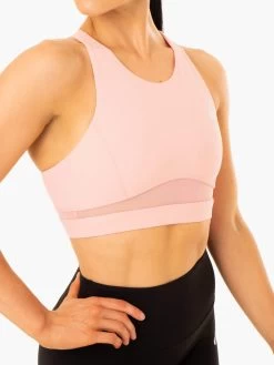Amazon Mesh Sports Bra - Baby Pink -Ryderwear amazon mesh sports bra baby pink clothing ryderwear 383283 1080x