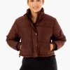 Apex Puffer Jacket - Chocolate