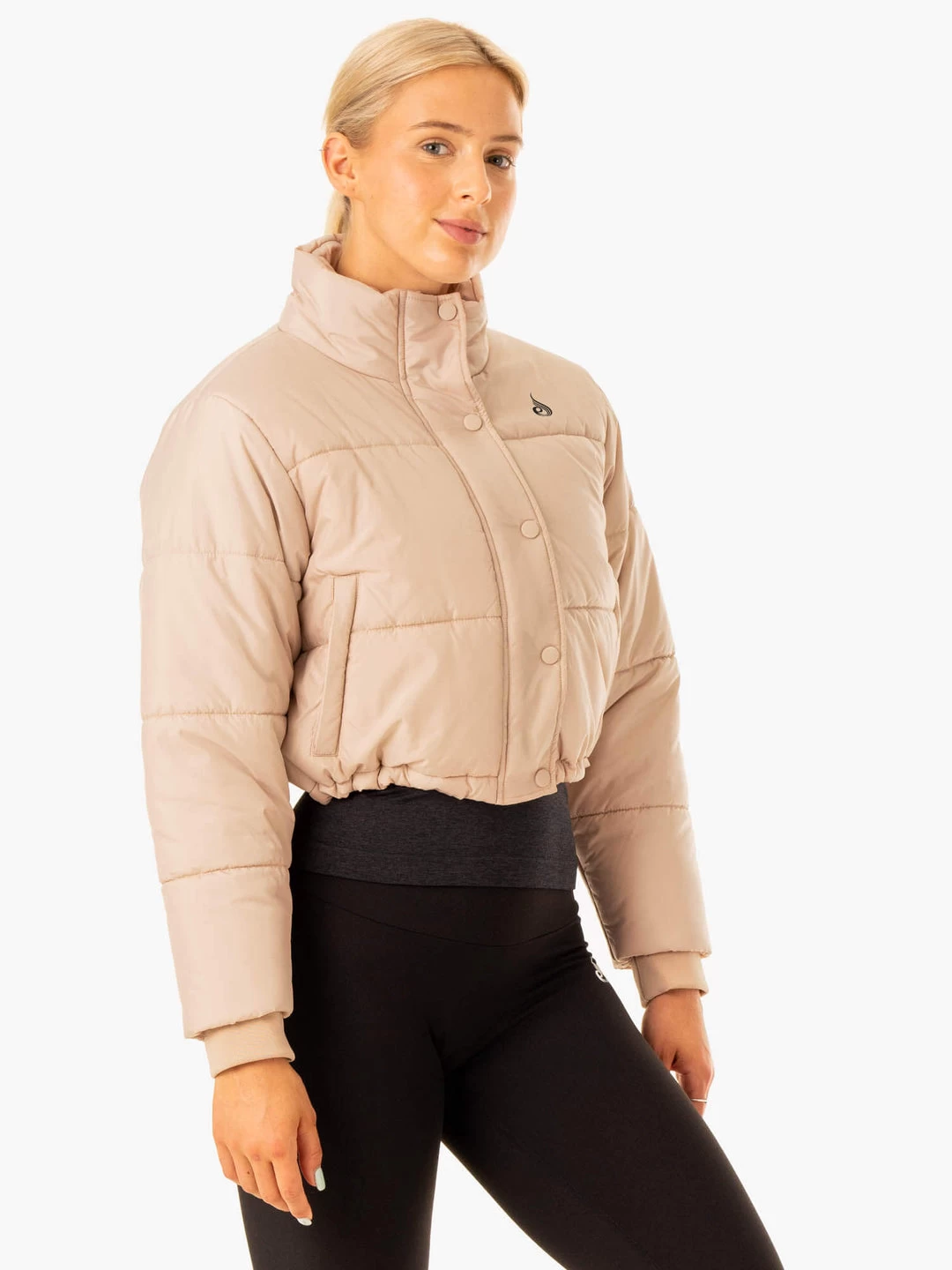 Apex Puffer Jacket - Nude 4 Apex Puffer Jacket - Nude - Image 4