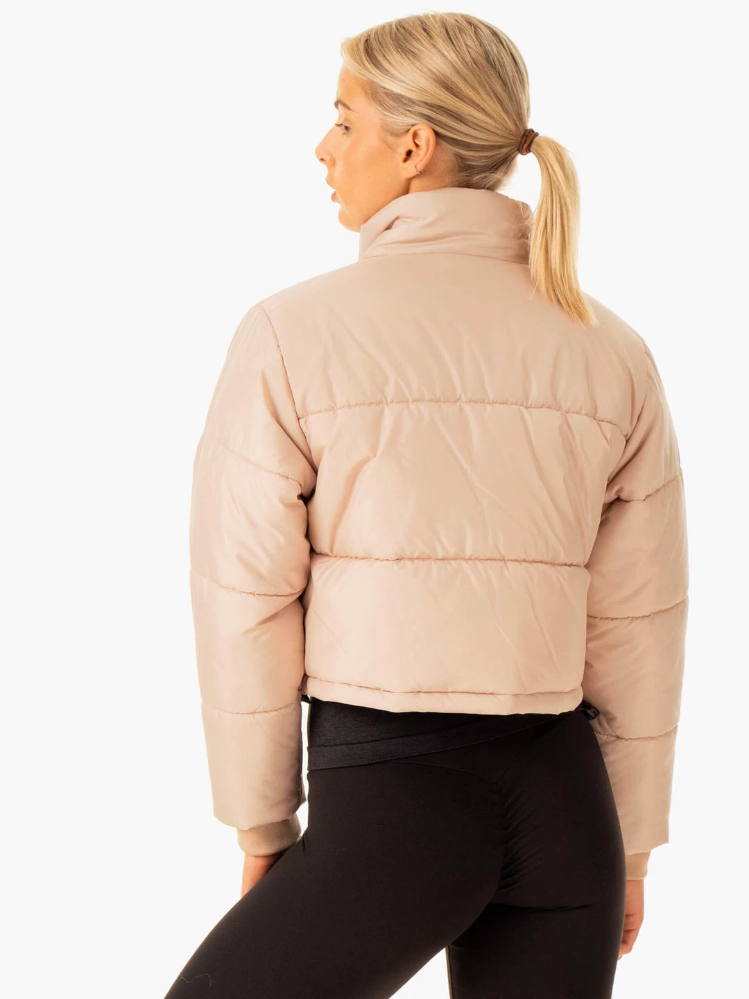 Apex Puffer Jacket - Nude 3 Apex Puffer Jacket - Nude - Image 3