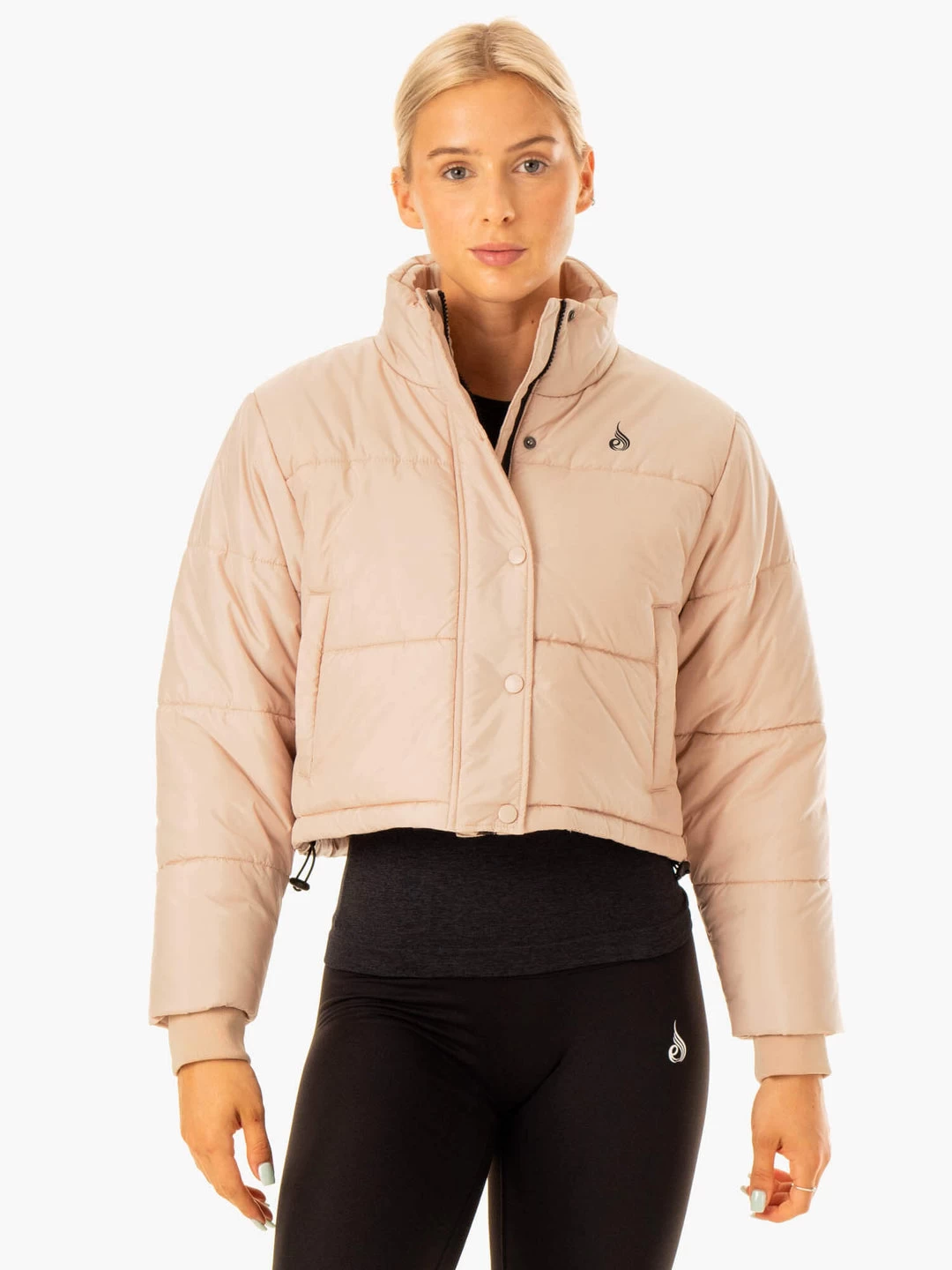 Apex Puffer Jacket - Nude 1 Apex Puffer Jacket - Nude