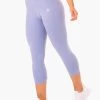 Base 7/8 High Waisted Leggings - Purple