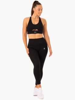Base Full Length High Waisted Leggings - Black -Ryderwear base full length high waisted leggings black clothing ryderwear 462863 1080x