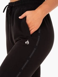 Base High Waisted Track Pants - Black -Ryderwear base high waisted track pants black clothing ryderwear 141536 1080x