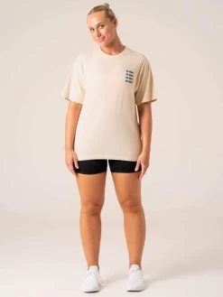 Be Kind T-Shirt - Chalk -Ryderwear be kind t shirt chalk clothing ryderwear 269932 1080x