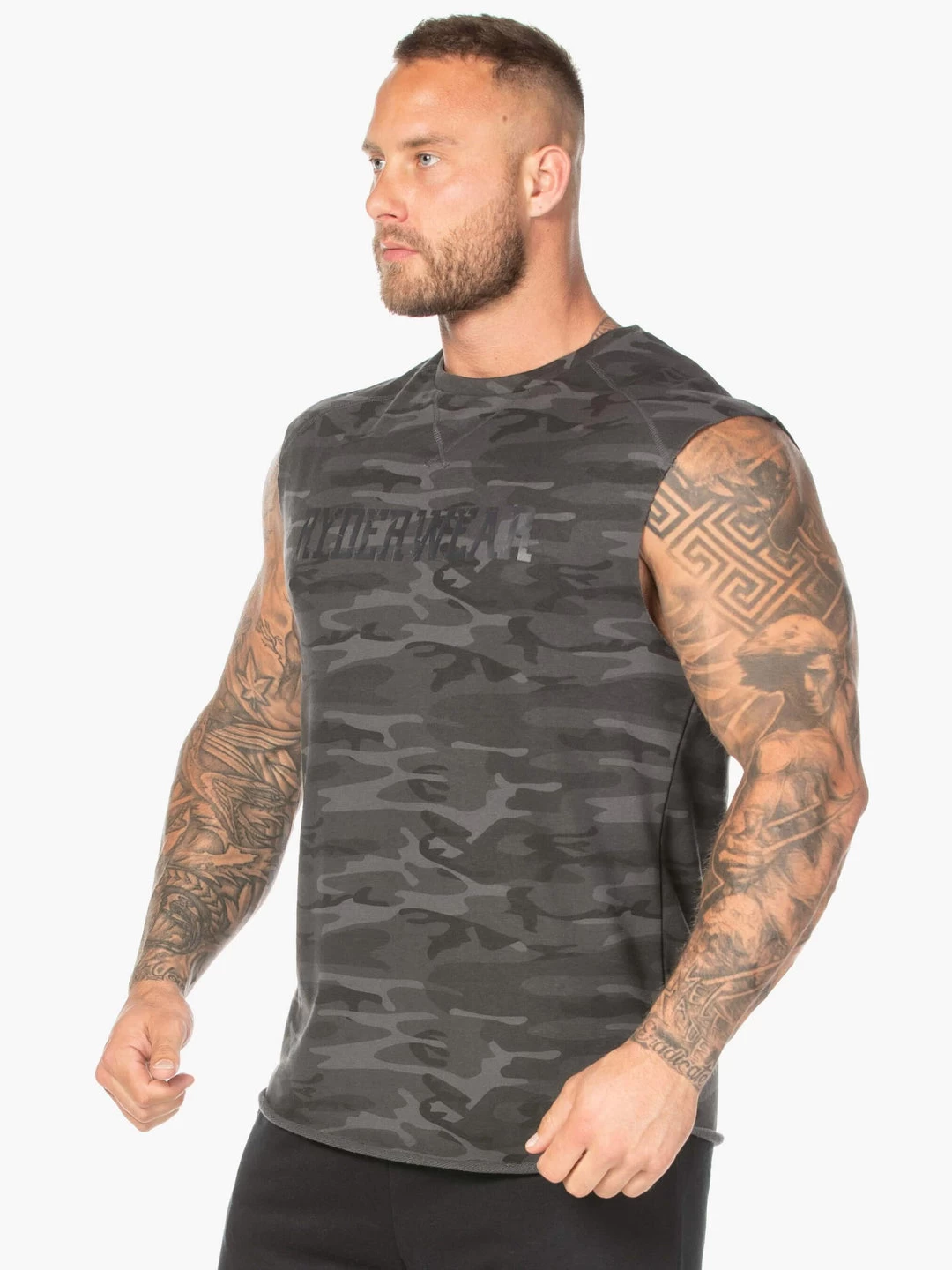 Camo Fleece Tank - Black Camo 3 Camo Fleece Tank - Black Camo - Image 3