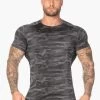 Camo Mesh T-Shirt - Black Camo