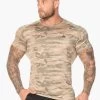 Camo Mesh T-Shirt - Tan Camo