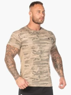 Camo Mesh T-Shirt - Tan Camo -Ryderwear camo mesh t shirt tan camo clothing ryderwear 705014 1080x