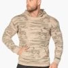 Camo Pullover Hoodie - Tan Camo