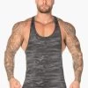 Camo Stringer T-Back - Black Camo