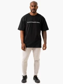 Stronger United Oversized T-Shirt - Black 13 Stronger United Oversized T-Shirt - Black -Ryderwear champions of change t shirt black clothing ryderwear 596935 1080x