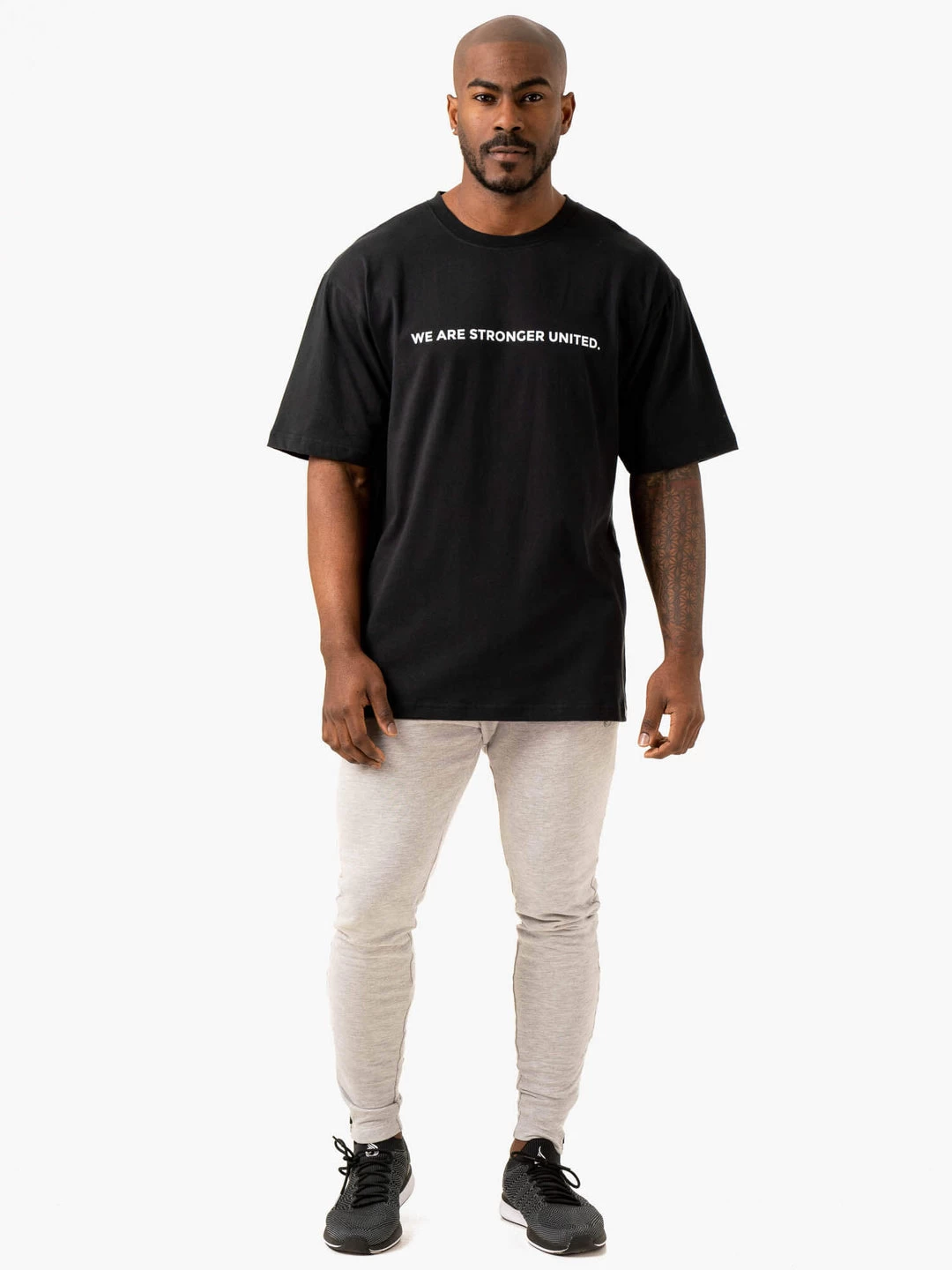 Stronger United Oversized T-Shirt - Black 7 Stronger United Oversized T-Shirt - Black - Image 7