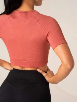 Circuit Rib Seamless T-Shirt - Dusty Red 8 Circuit Rib Seamless T-Shirt - Dusty Red -Ryderwear circuit rib seamless t shirt dusty red clothing ryderwear 546068 1080x