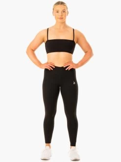 Convertible Bandeau Sports Bra - Black -Ryderwear convertible bandeau sports bra black clothing ryderwear 803590 1080x