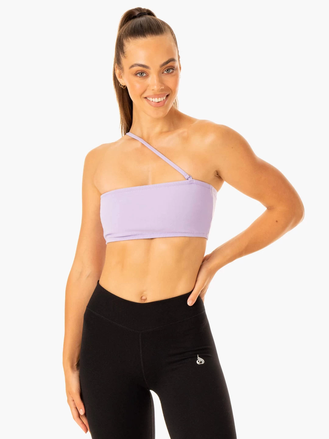 Convertible Bandeau Sports Bra - Lavender 4 Convertible Bandeau Sports Bra - Lavender - Image 4