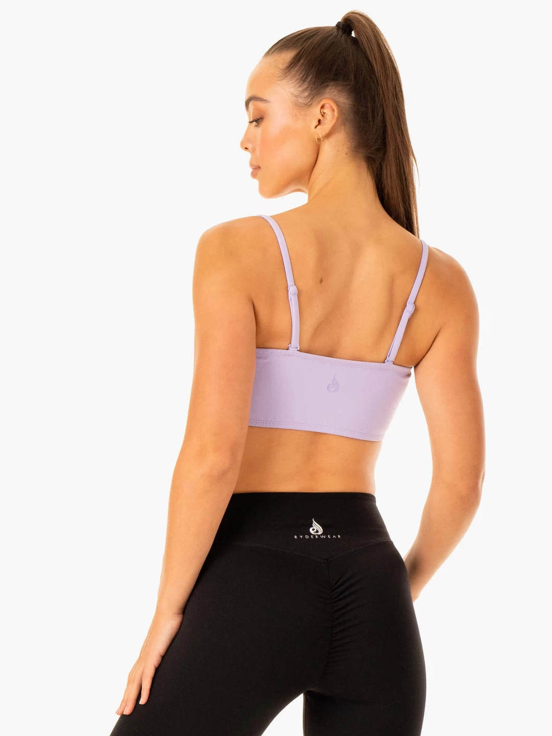 Convertible Bandeau Sports Bra - Lavender 5 Convertible Bandeau Sports Bra - Lavender - Image 5