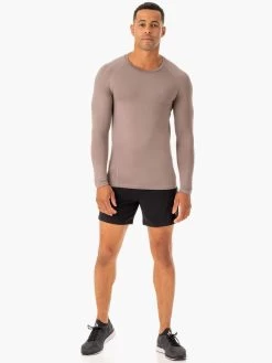 Division Base Layer Long Sleeve - Taupe -Ryderwear division base layer long sleeve taupe clothing ryderwear 497439 1080x