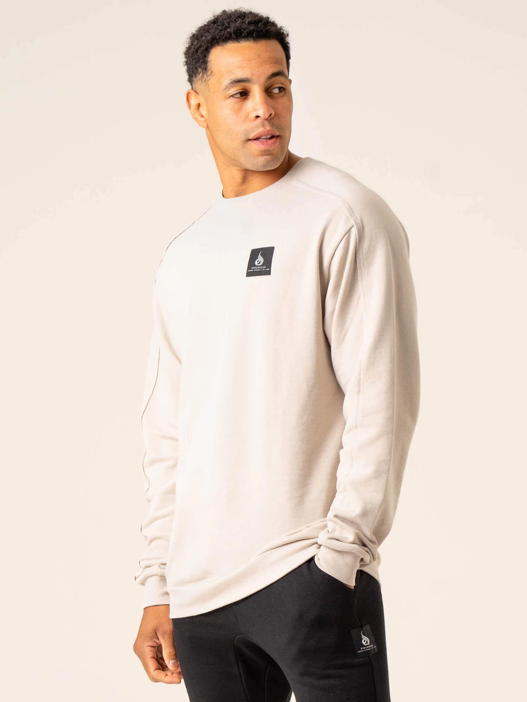 Dynamic Pullover Jumper - Stone 4 Dynamic Pullover Jumper - Stone - Image 4