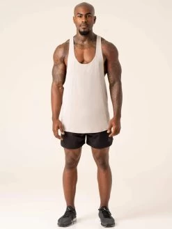 Dynamic Stringer T-Back - Stone 9 Dynamic Stringer T-Back - Stone -Ryderwear dynamic stringer t back stone clothing ryderwear 220360 1080x