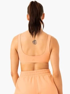Elevate Lounge Bra - Apricot -Ryderwear elevate lounge bra apricot clothing ryderwear 931928 1080x