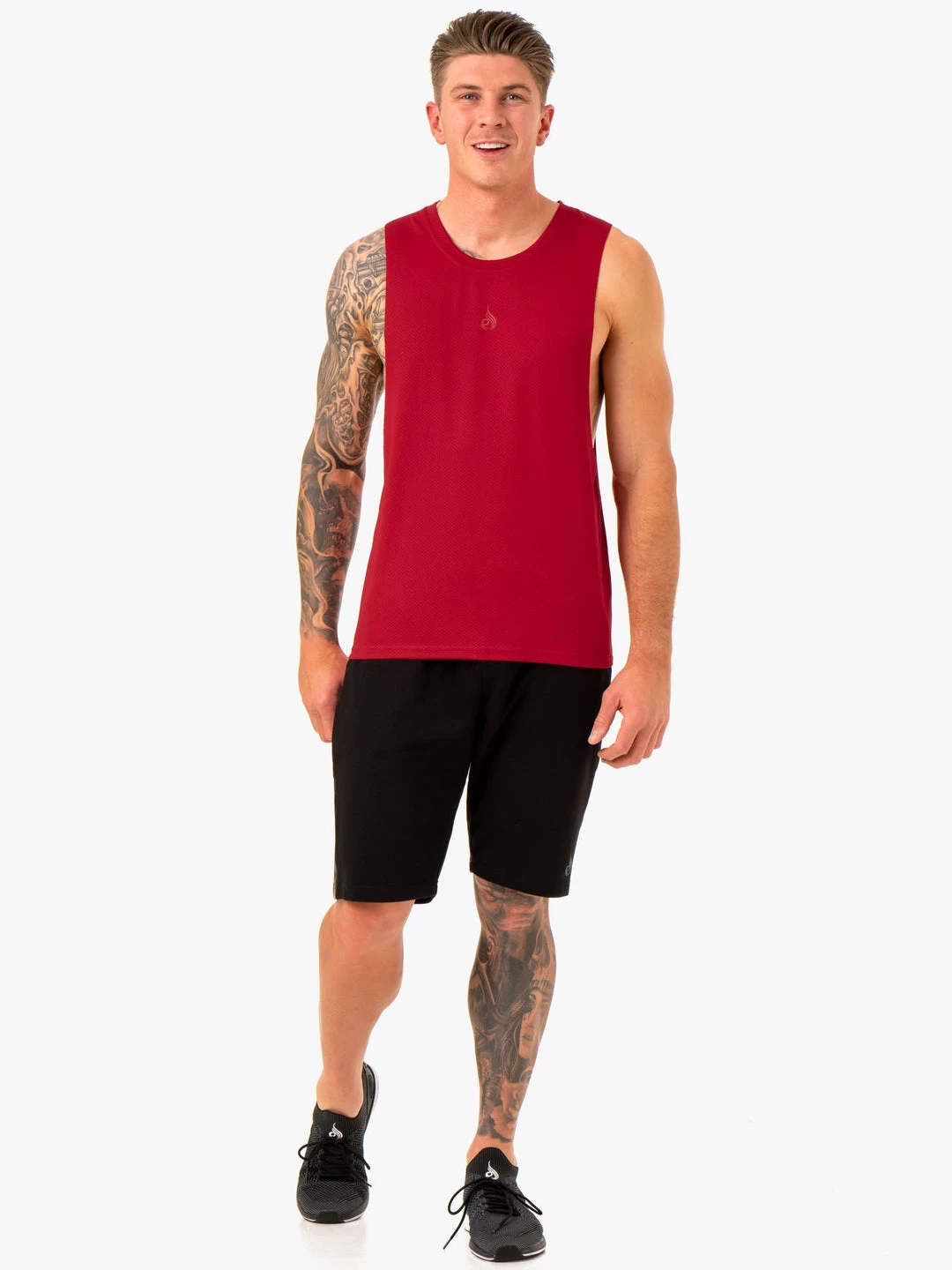 Enhance Baller Tank - Burgundy 5 Enhance Baller Tank - Burgundy - Image 5