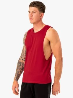 Enhance Baller Tank - Burgundy 7 Enhance Baller Tank - Burgundy -Ryderwear enhance baller tank burgundy clothing ryderwear 526240 1080x
