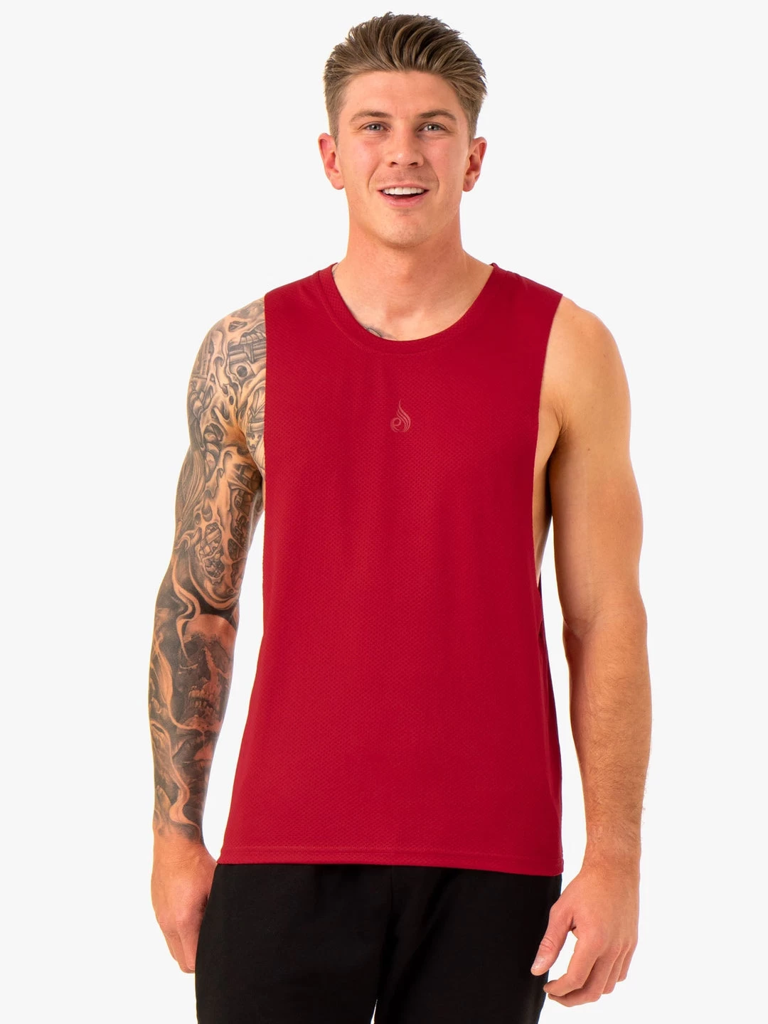 Enhance Baller Tank - Burgundy 1 Enhance Baller Tank - Burgundy