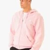 Essential Zip Up Jacket - Pink
