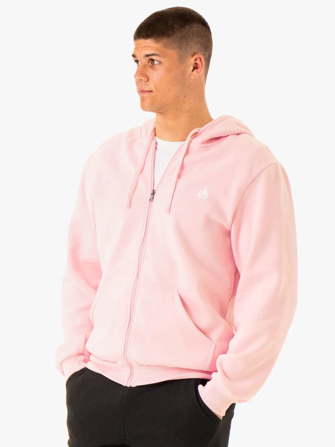 Essential Zip Up Jacket - Pink 1 Essential Zip Up Jacket - Pink