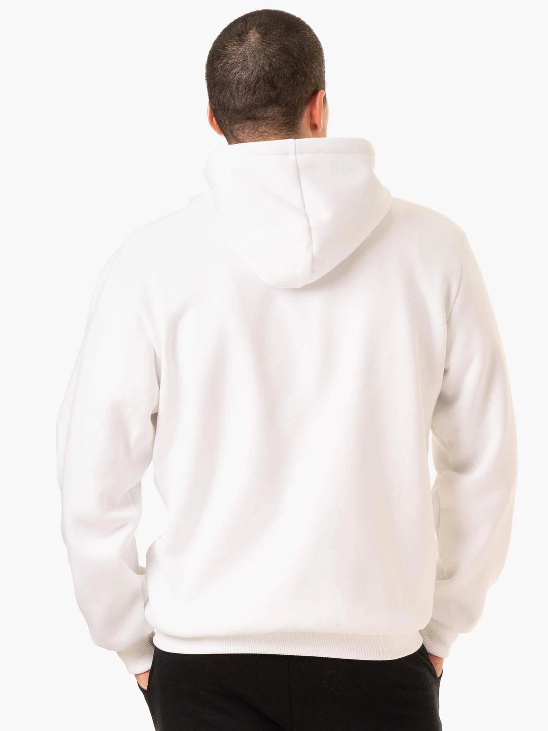 Essential Zip Up Jacket - White 2 Essential Zip Up Jacket - White - Image 2