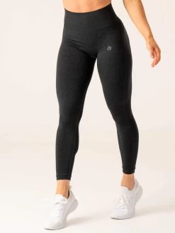 Evolve Seamless Leggings - Black Marl -Ryderwear evolve scrunch seamless leggings black marl clothing ryderwear 902218 1080x