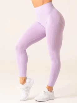 Evolve Seamless Leggings - Lavender Marl 8 Evolve Seamless Leggings - Lavender Marl -Ryderwear evolve scrunch seamless leggings lavender marl clothing ryderwear 526298 1080x