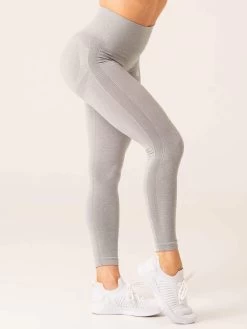 Evolve Seamless Leggings - Light Grey Marl -Ryderwear evolve scrunch seamless leggings light grey marl clothing ryderwear 390601 1080x