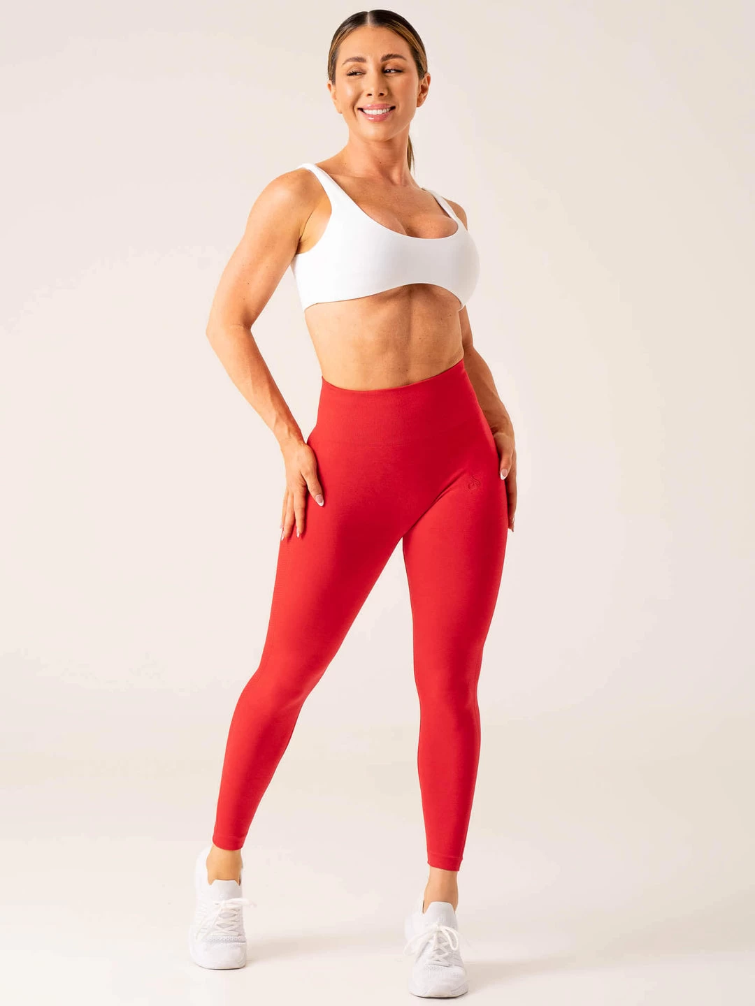 Evolve Seamless Leggings - Red Marl 5 Evolve Seamless Leggings - Red Marl - Image 5